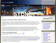 Tablet Screenshot of discoversydney.com.au